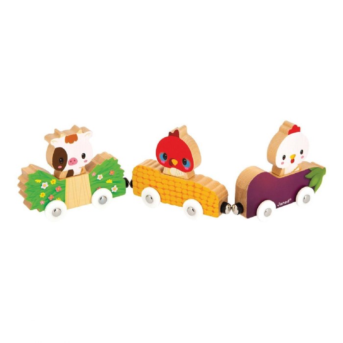 Alternate Image #1 of Magnetic Farm Animal Cars