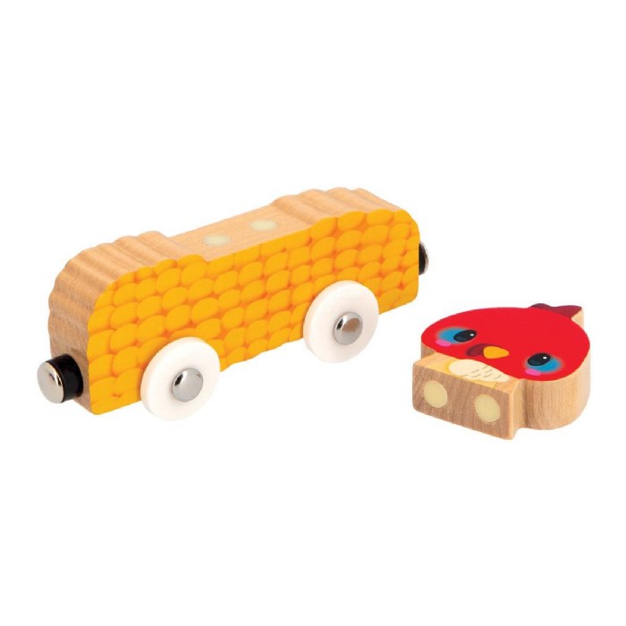 Alternate Image #1 of Magnetic Farm Animal Cars