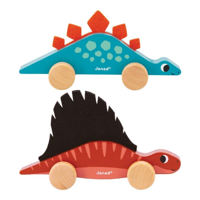 Alternate Image #1 of Push-Along Dinosaurs - 6 Pieces