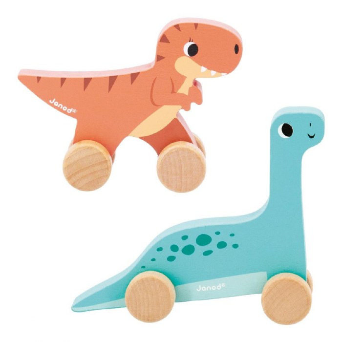 Alternate Image #1 of Push-Along Dinosaurs - 6 Pieces