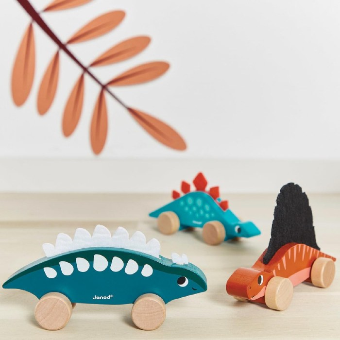 Alternate Image #1 of Push-Along Dinosaurs - 6 Pieces