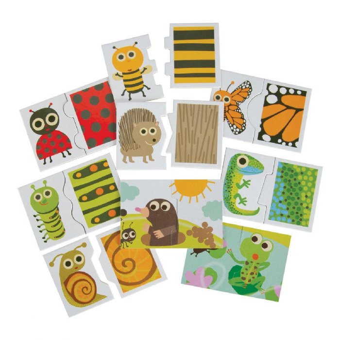 Primary Image of Montessori Double-Sided Puzzles with Textures