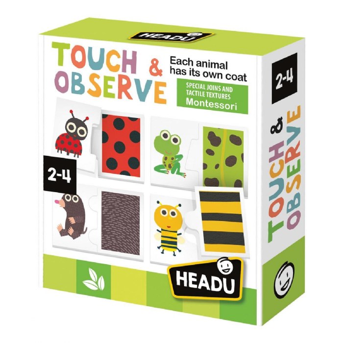 Alternate Image #1 of Montessori Double-Sided Puzzles with Textures