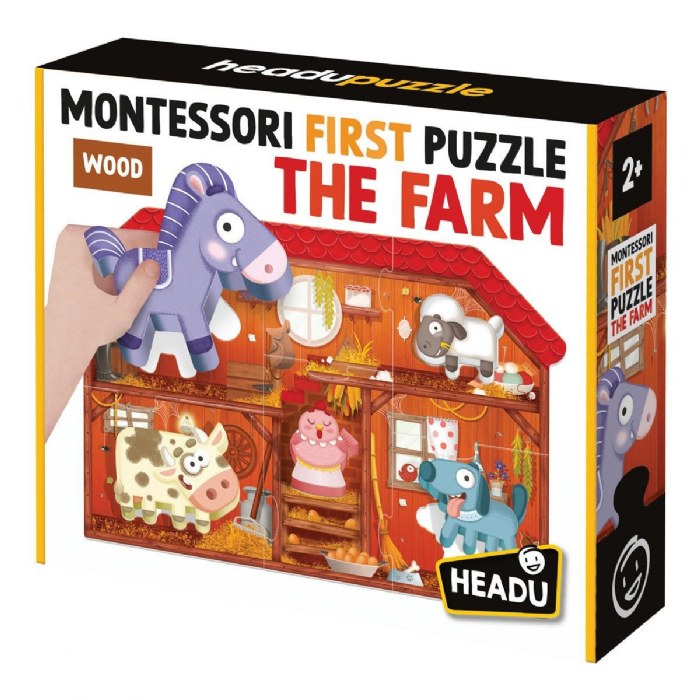 Alternate Image #1 of Montessori First Puzzle - The Farm
