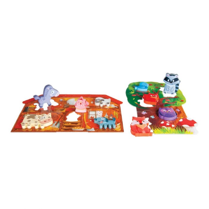 Primary Image of My First Montessori Puzzles with Wooden Animal Characters
