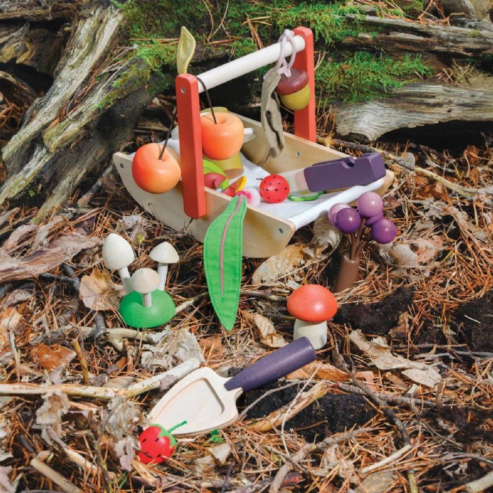 Alternate Image #1 of Wild Wood Foraging Trug Wooden Playset