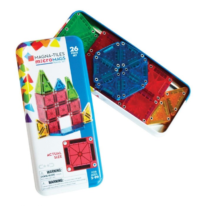 Alternate Image #1 of MAGNA-TILES&reg; microMAGS&trade; Travel Set - 26 Pieces
