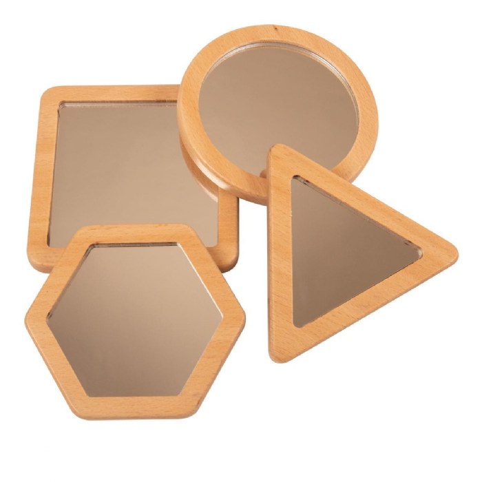 Primary Image of Little Looking Shape Mirrors - Set of 4