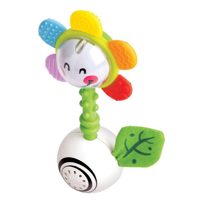 Alternate Image #1 of Shake 'n Sparkle Flower Rattle