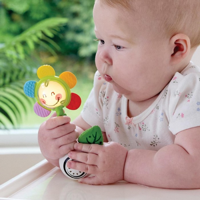 Alternate Image #1 of Shake 'n Sparkle Flower Rattle