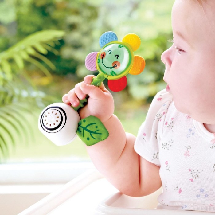 Alternate Image #1 of Shake 'n Sparkle Flower Rattle