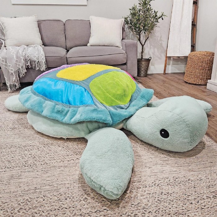 Alternate Image #1 of Sunny the Giant Sensory Sea Turtle Plush