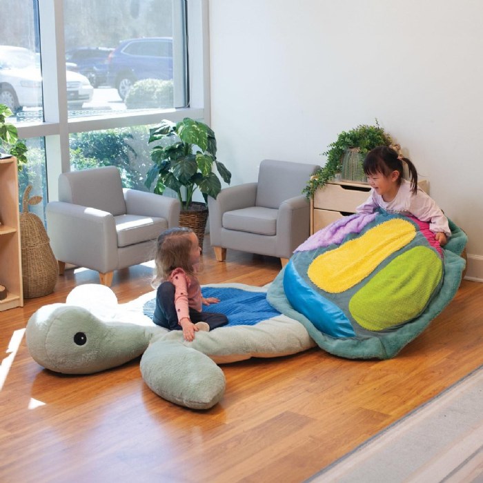 Alternate Image #1 of Sunny the Giant Sensory Sea Turtle Plush