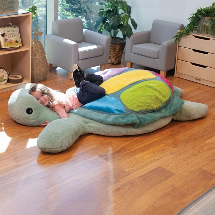 Alternate Image #1 of Sunny the Giant Sensory Sea Turtle Plush