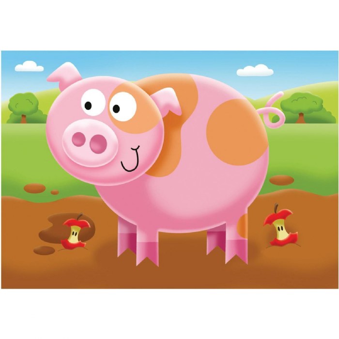 Alternate Image #1 of On the Farm - My First Progressive Puzzle Set