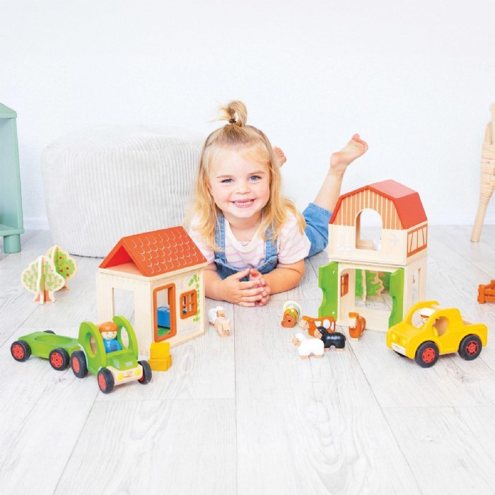 Alternate Image #1 of My Little World Farm Set - 38 Pieces