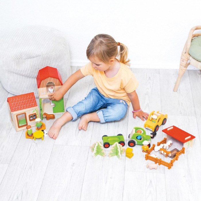 Alternate Image #1 of My Little World Farm Set - 38 Pieces