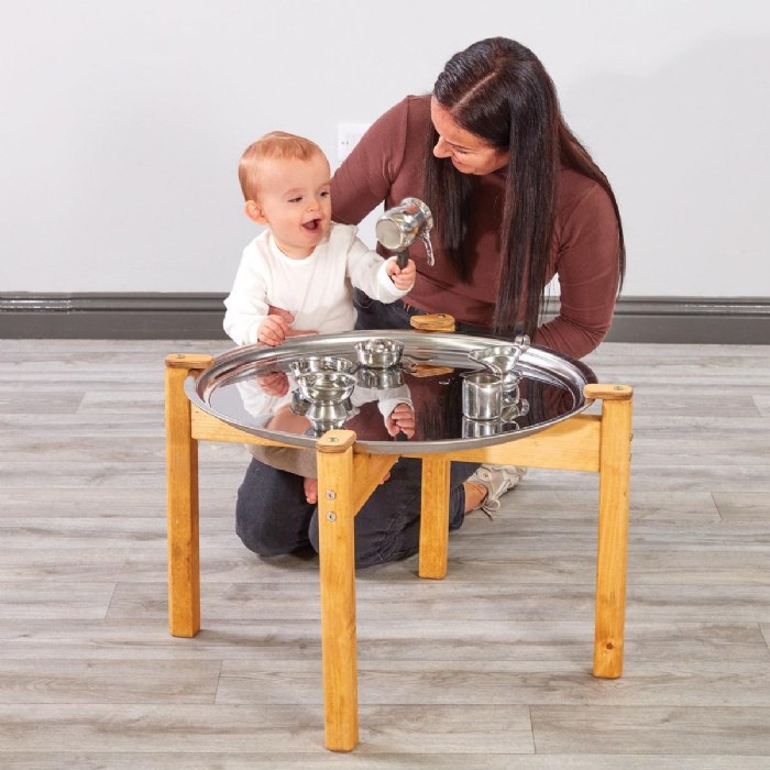 Alternate Image #1 of Sensory Magnetic Mirror Tray - 25.6"