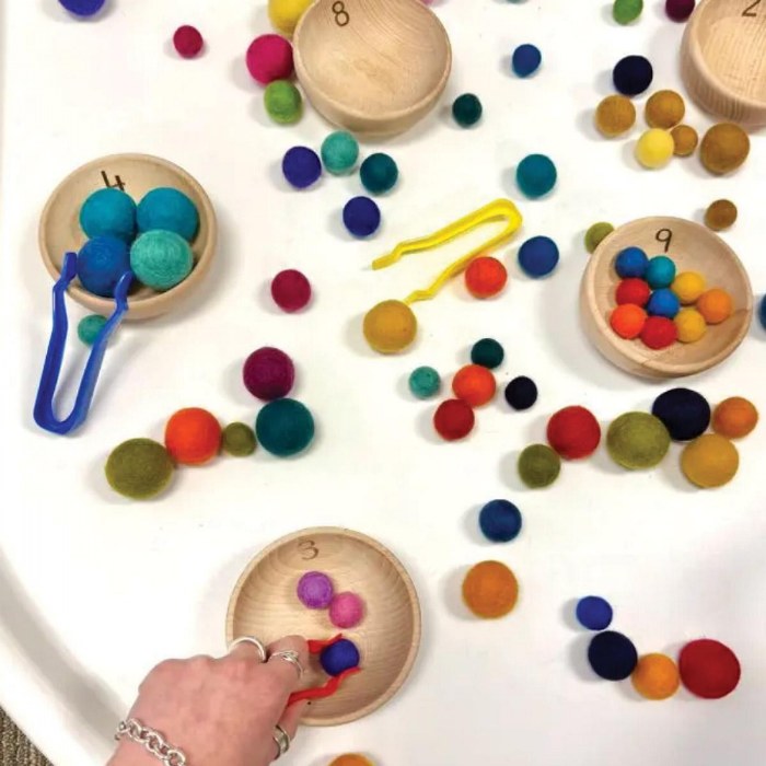 Alternate Image #1 of Number Bowls - Set of 10