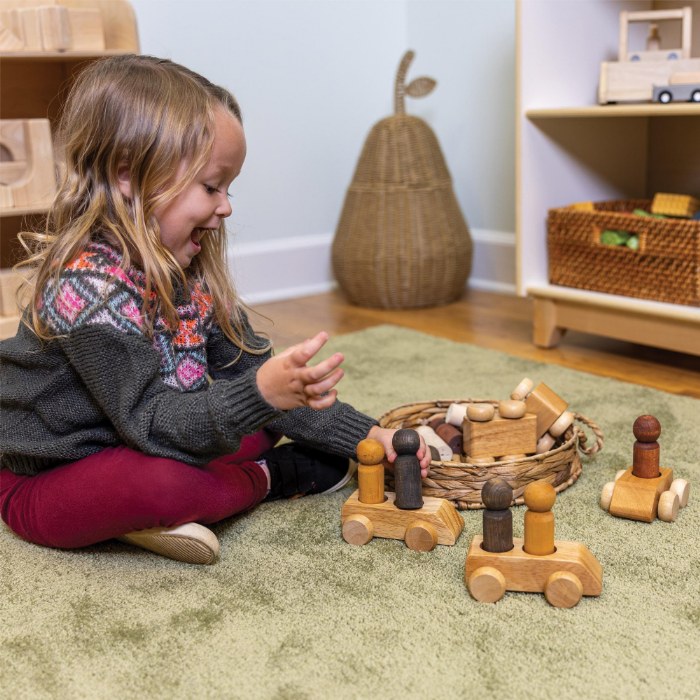 Alternate Image #1 of Wooden People & Vehicles Sets