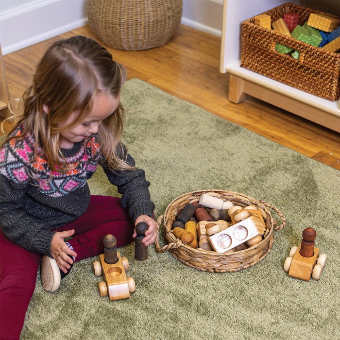 Alternate Image #1 of Wooden People & Vehicles Sets