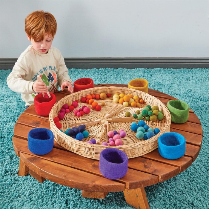 Alternate Image #1 of Rainbow Nesting Bowls with Balls