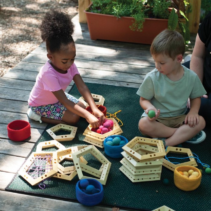 Alternate Image #1 of Rainbow Nesting Bowls with Balls