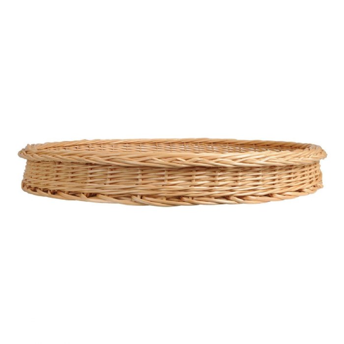 Alternate Image #1 of Heuristic Wicker Tray - 23"