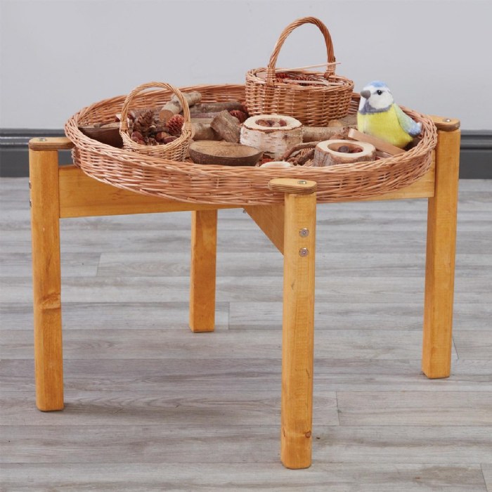 Alternate Image #1 of Heuristic Wicker Tray - 23"