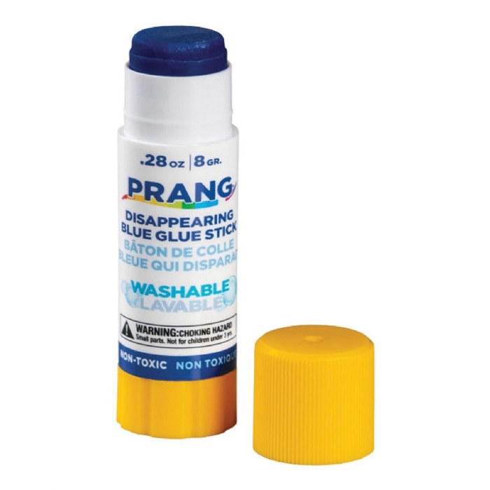 Alternate Image #1 of Blue Washable Glue Sticks - Set of 12