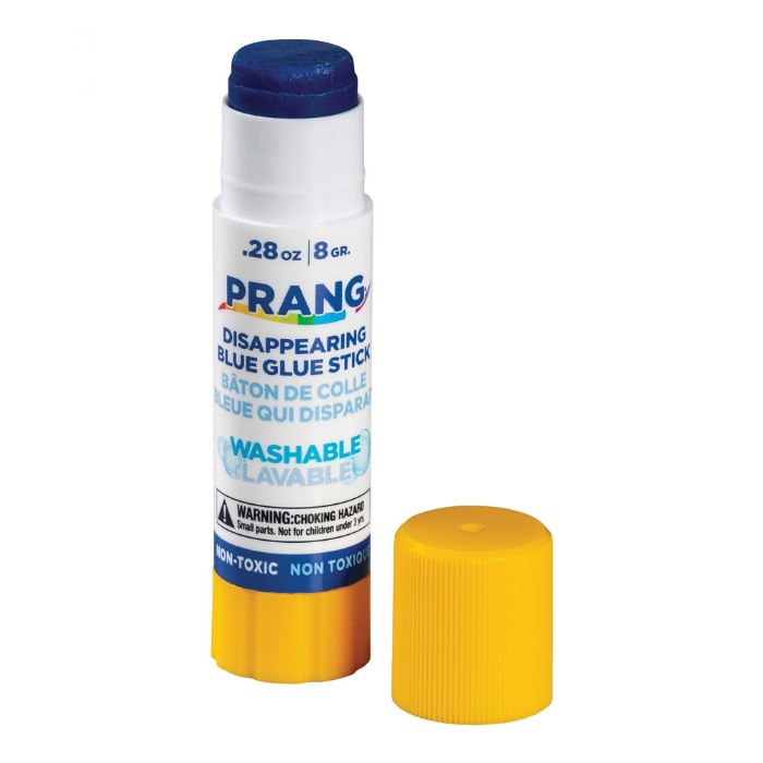 Alternate Image #1 of Blue Washable Glue Sticks - Set of 12