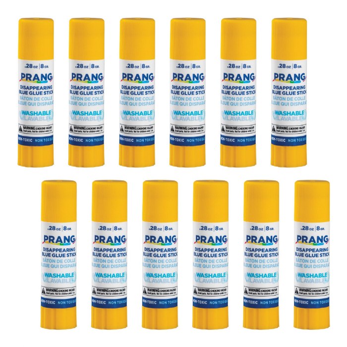 Primary Image of Blue Washable Glue Sticks - Set of 12