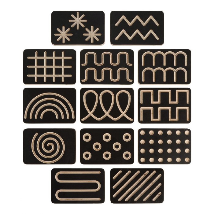 Primary Image of Mini Black Wooden Handwriting Boards - Set of 13