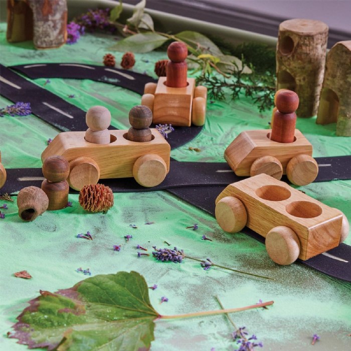 Alternate Image #1 of Wooden People & Vehicles Sets