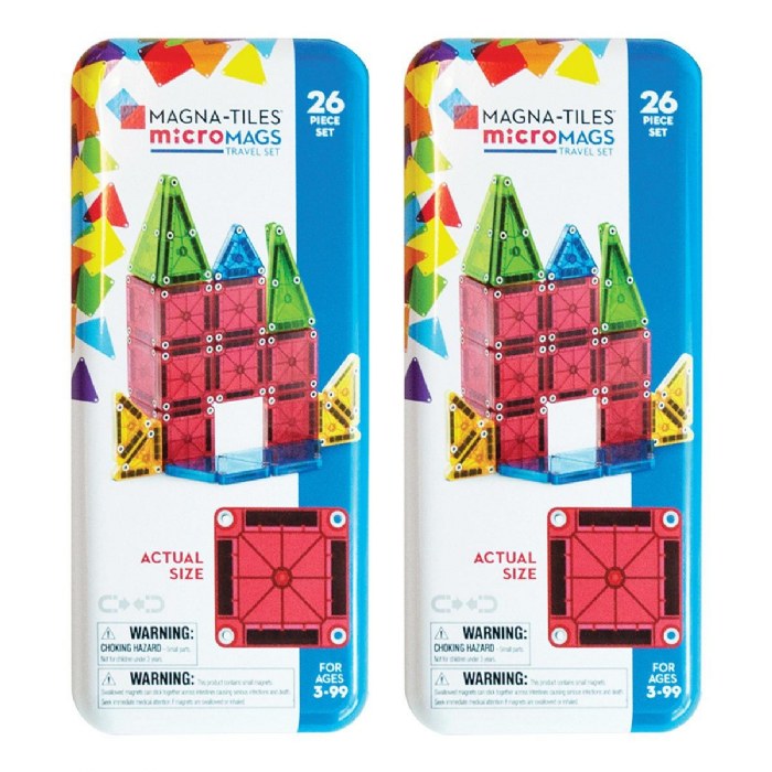 Primary Image of MAGNA-TILES&reg; microMAGS&trade; Twin Pack - 52 Pieces