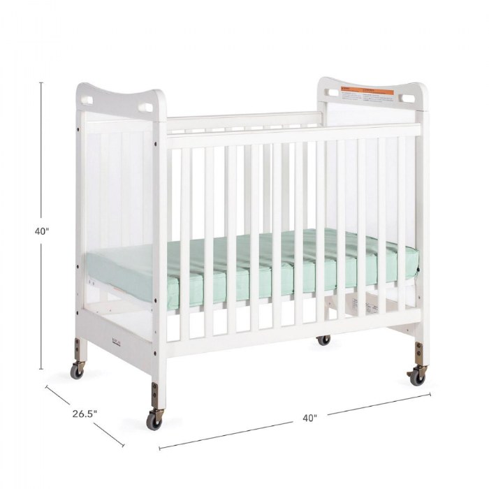 Alternate Image #1 of White Safe and Sound Crib