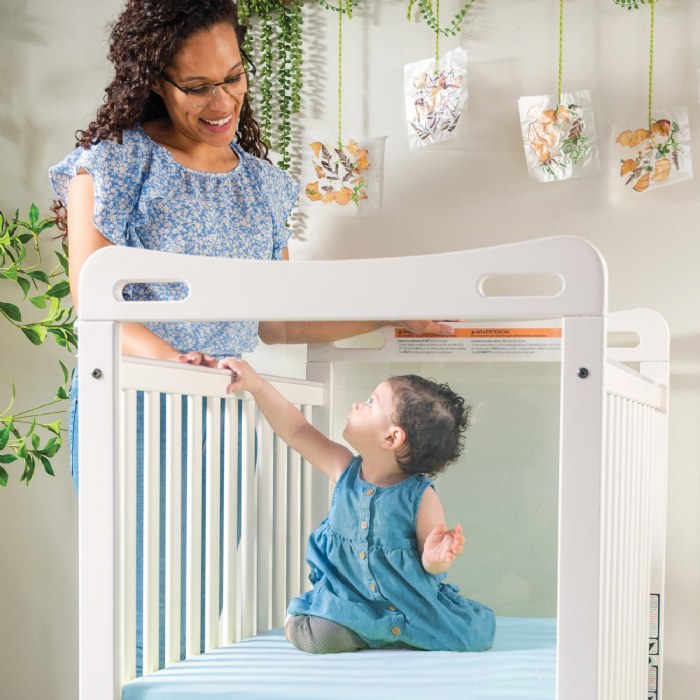 Alternate Image #1 of White Safe and Sound Crib