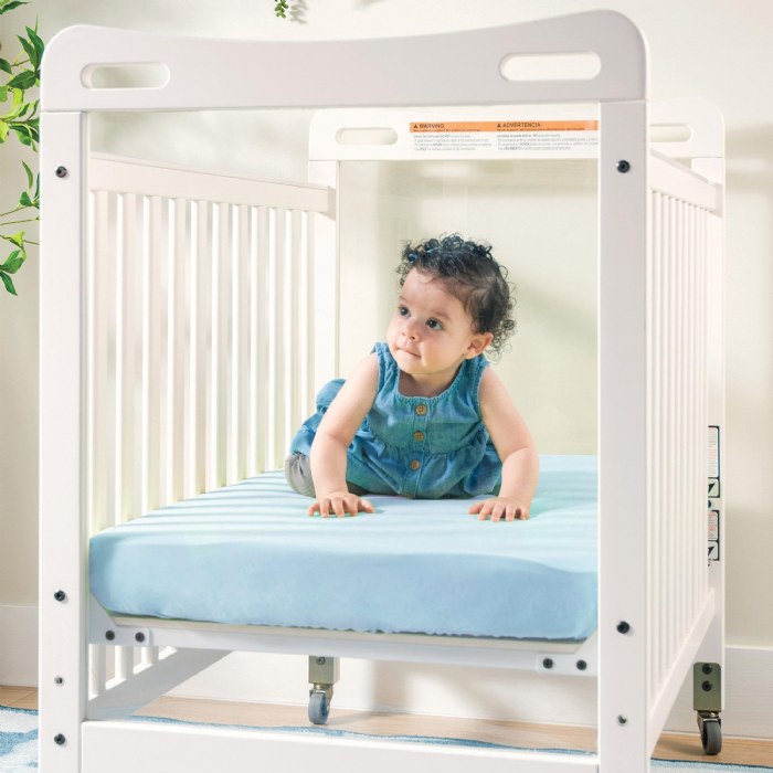 Alternate Image #1 of White Safe and Sound Crib