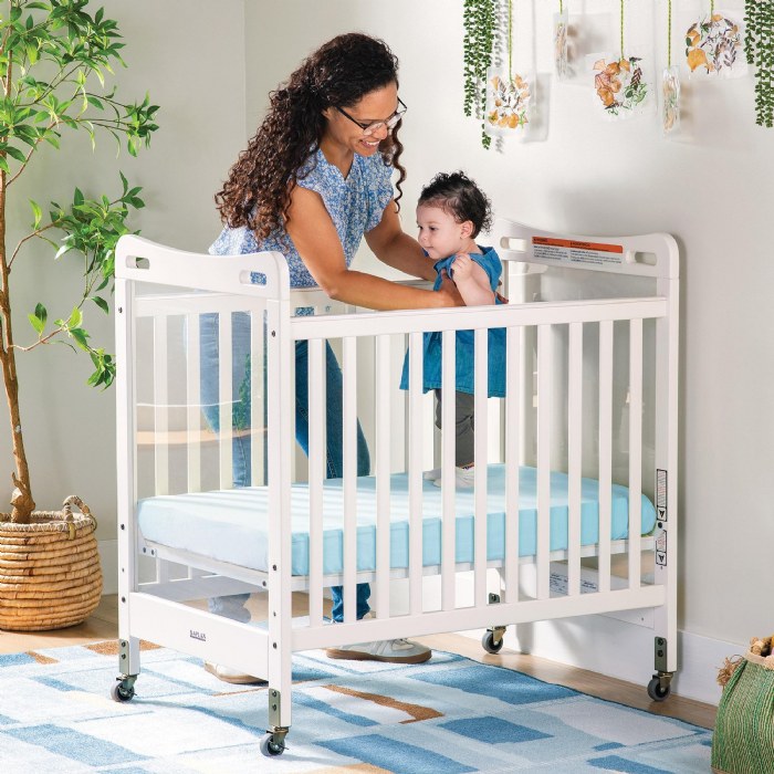 Alternate Image #1 of White Safe and Sound Crib