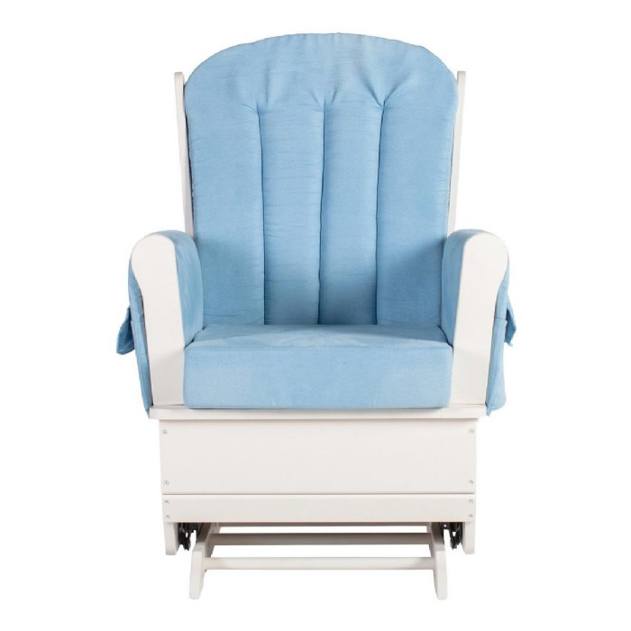 Alternate Image #1 of White Comfort Glider