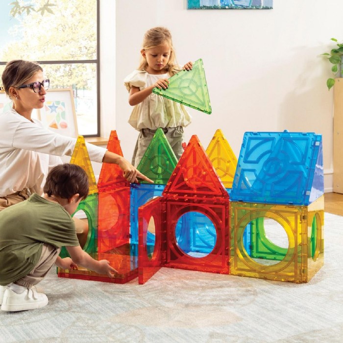 Alternate Image #1 of Mega Magnetic Building Set - 24 Pieces