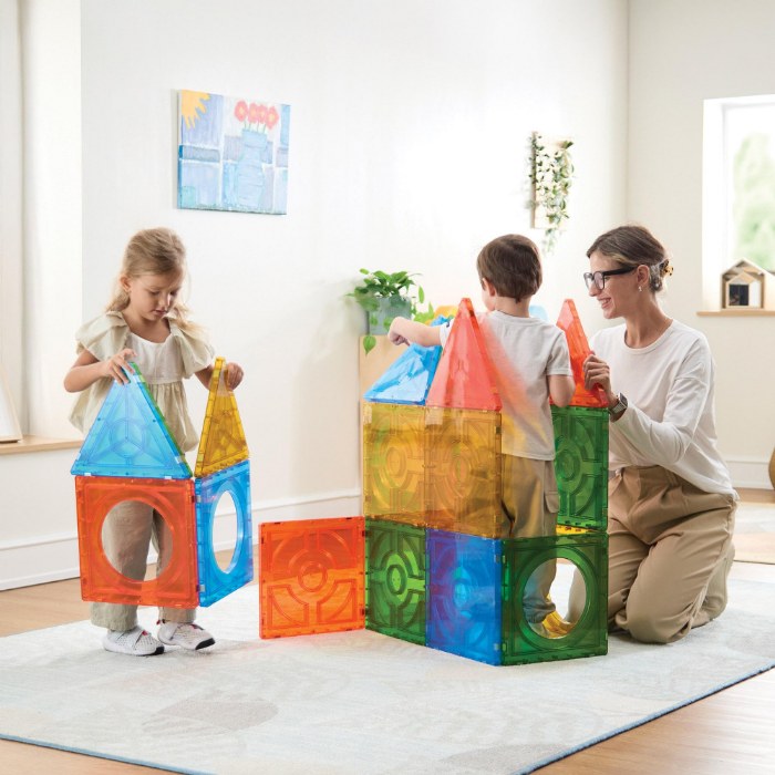 Alternate Image #1 of Mega Magnetic Building Set - 24 Pieces