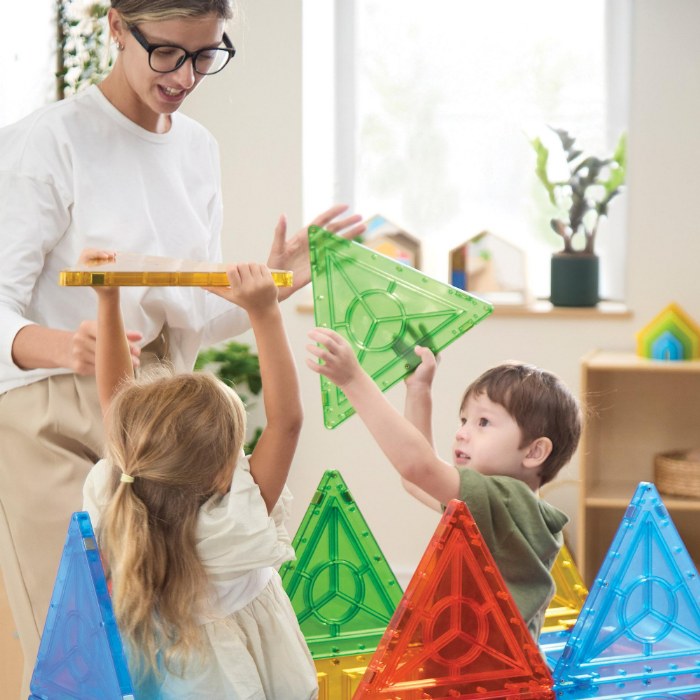 Alternate Image #1 of Mega Magnetic Building Set - 24 Pieces