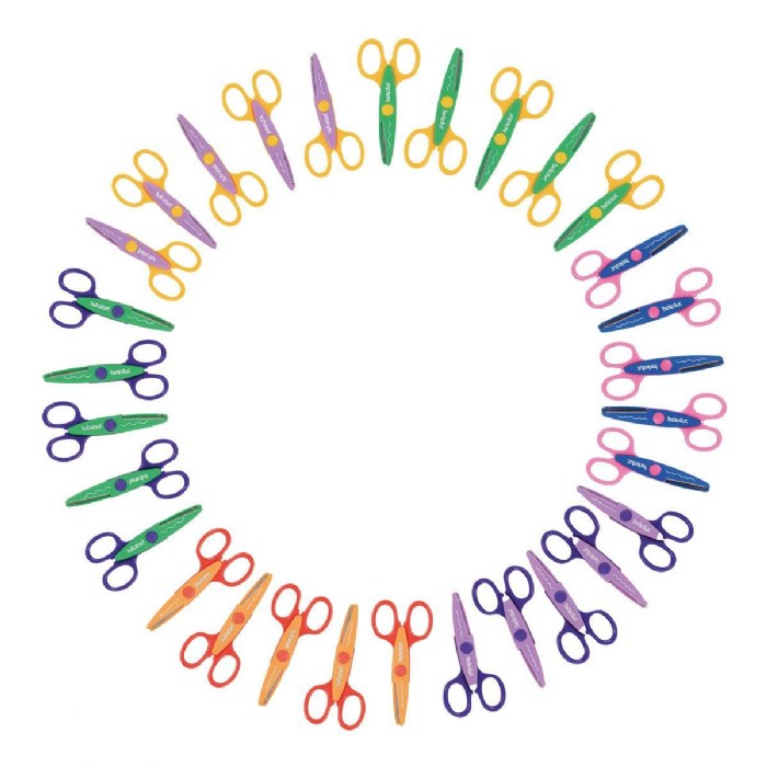 Alternate Image #1 of Classroom Zig Zag Scissors - 30 Scissors