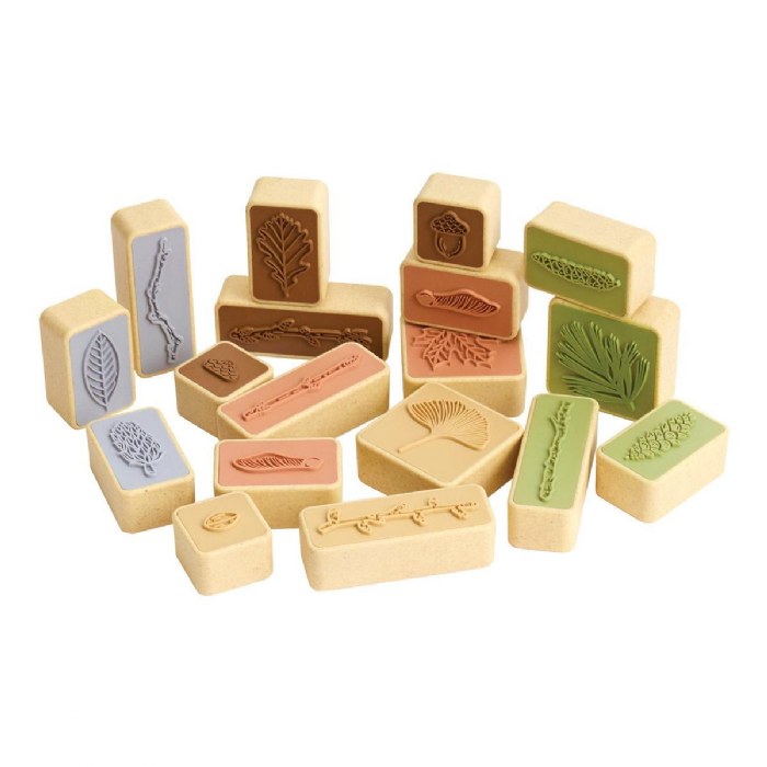 Alternate Image #1 of Branches and Leaves Stamps - Set of 18