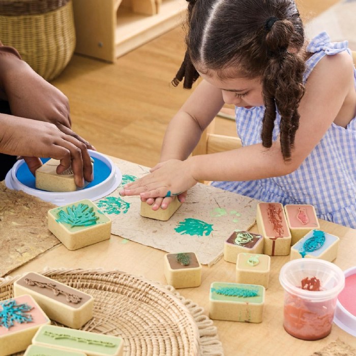 Alternate Image #1 of Branches and Leaves Stamps - Set of 18