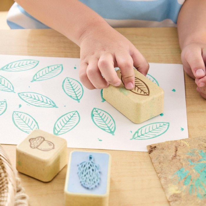 Alternate Image #1 of Branches and Leaves Stamps - Set of 18