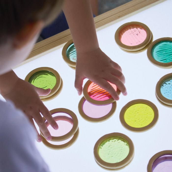 Alternate Image #1 of Light and Color Textured Discs