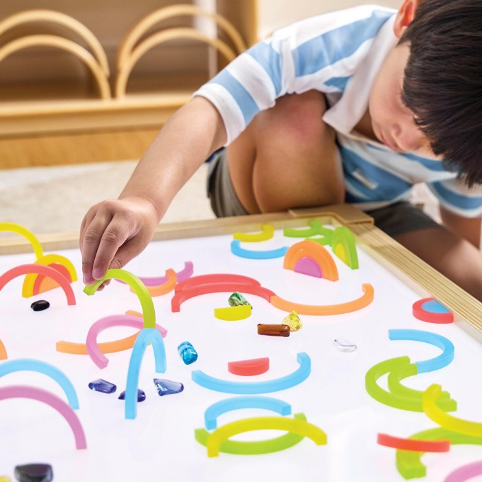 Alternate Image #1 of Translucent Arch Tiles - 90 Pieces