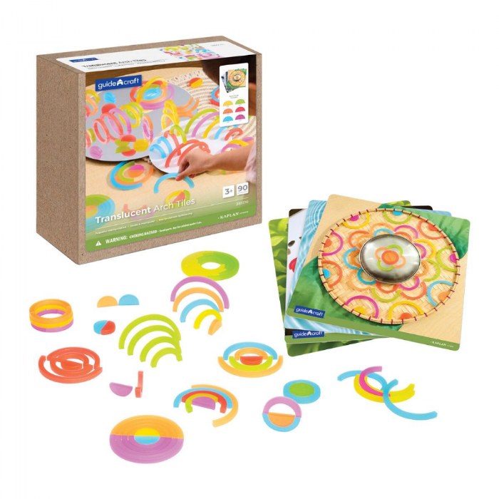 Primary Image of Translucent Arch Tiles - 90 Pieces